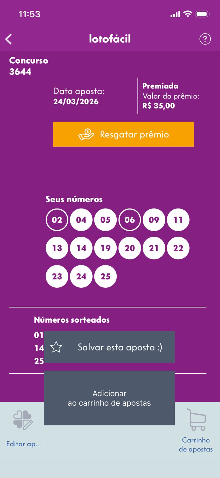 Palpite gerado com IA que chegou perto na Lotofácil